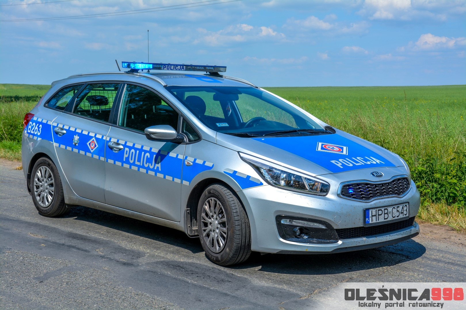 Nowe radiowozy dla Policji Oleśnica998
