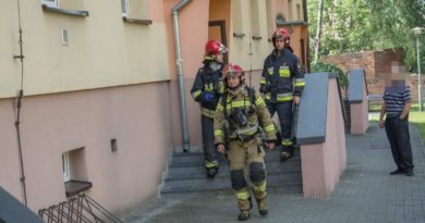 Płonął olej w mieszkaniu przy ul. Rycerskiej Płonął olej w mieszkaniu przy ul. Rycerskiej